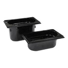 Gastronorm bak - GN1/9 176x108x65mm - Zwart - Van Erkel Winkelmaterialen