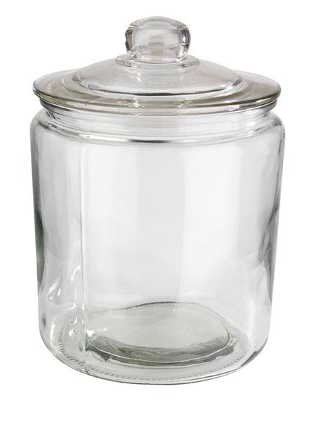 Glazen pot - Ø180mm - Glas - Van Erkel Winkelmaterialen