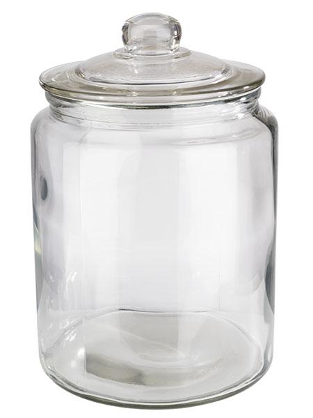 Glazen pot - Ø200mm - Glas - Van Erkel Winkelmaterialen