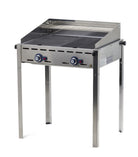 Green Fire BBQ (2 branders) - GN1/1 740x612x825mm - Van Erkel Winkelmaterialen