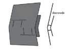 Groentekrat krijtbord - 140x195mm - Zwart - Van Erkel Winkelmaterialen