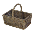 Hengselmand rotan recht - 480x320x440mm - Grijs - Van Erkel Winkelmaterialen