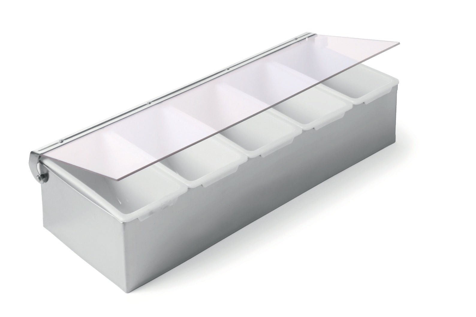 Ingredientenhouder RVS - 375x140x90mm - Van Erkel Winkelmaterialen