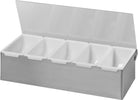 Ingredientenhouder RVS - 375x140x90mm - Van Erkel Winkelmaterialen