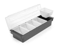 Ingrediëntenhouder zwart - 495x160x100mm - Van Erkel Winkelmaterialen