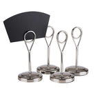 Kaarthouder (4st) - 105mm - Zilver - Van Erkel Winkelmaterialen