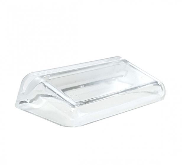 Kaarthouder tafelmodel (10st) - 25x50x11mm - Van Erkel Winkelmaterialen