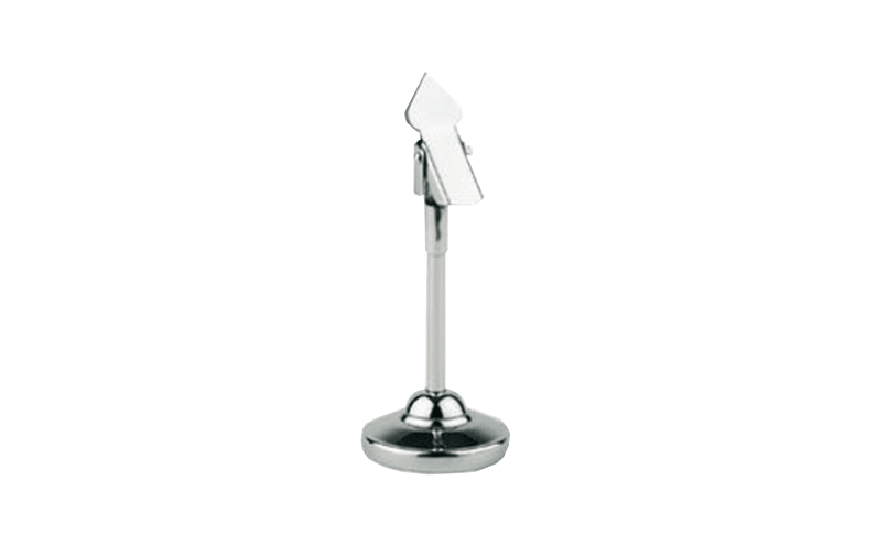 Kaartstandaard met knijper (4st) - Ø40x100mm - 100mm - Van Erkel Winkelmaterialen
