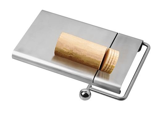 Kaas/Paté snijder - 270x225x30mm - Zilver - Van Erkel Winkelmaterialen