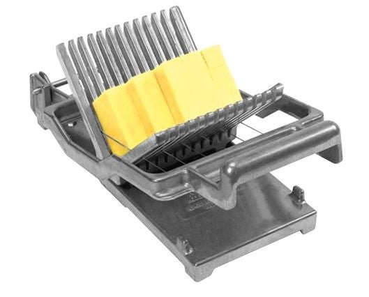 Kaassnijder voor kaasblokjes - 320x170x120mm - Zilver - Van Erkel Winkelmaterialen