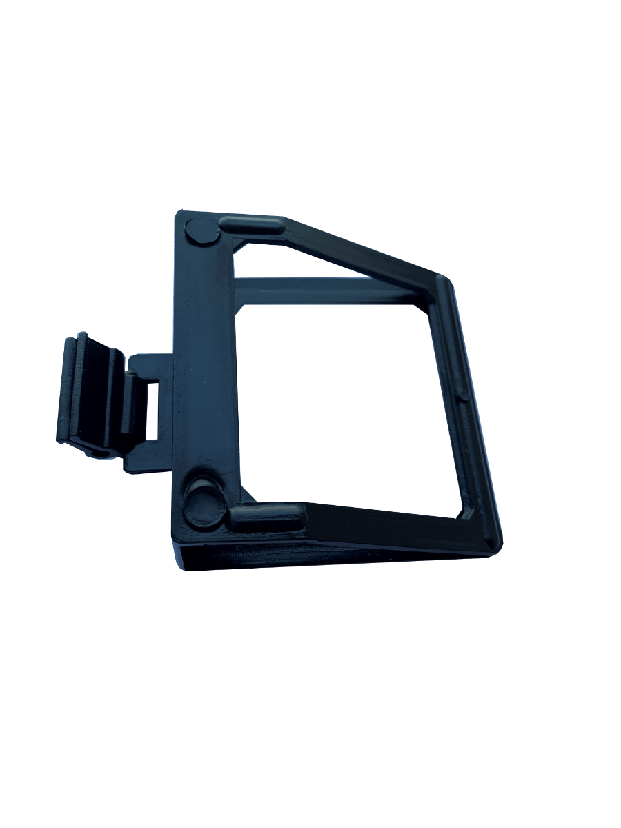 Kistklem zwart verstelbaar - 80x60mm - Zwart - Van Erkel Winkelmaterialen