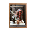 *Kliklijst houtlook (binnen gebruik) - 210x297mm (A4) - Bruin - Van Erkel Winkelmaterialen