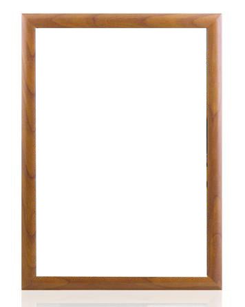 *Kliklijst houtlook (binnen gebruik) - 210x297mm (A4) - Bruin - Van Erkel Winkelmaterialen