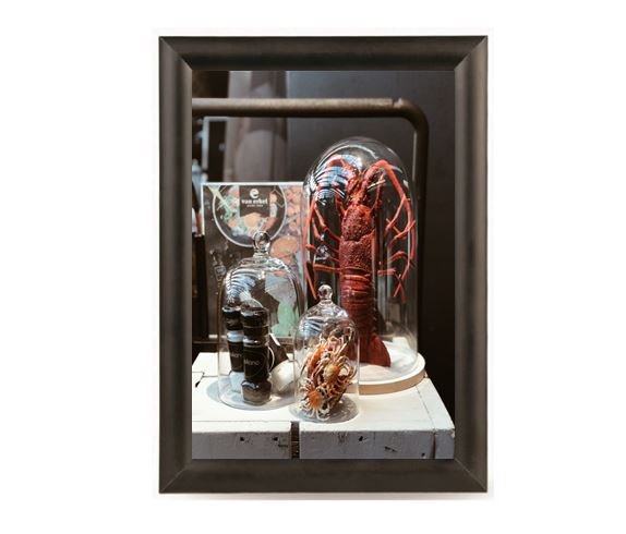 Kliklijst zwart binnengebruik - 420x594mm (A2) - Zwart - Van Erkel Winkelmaterialen