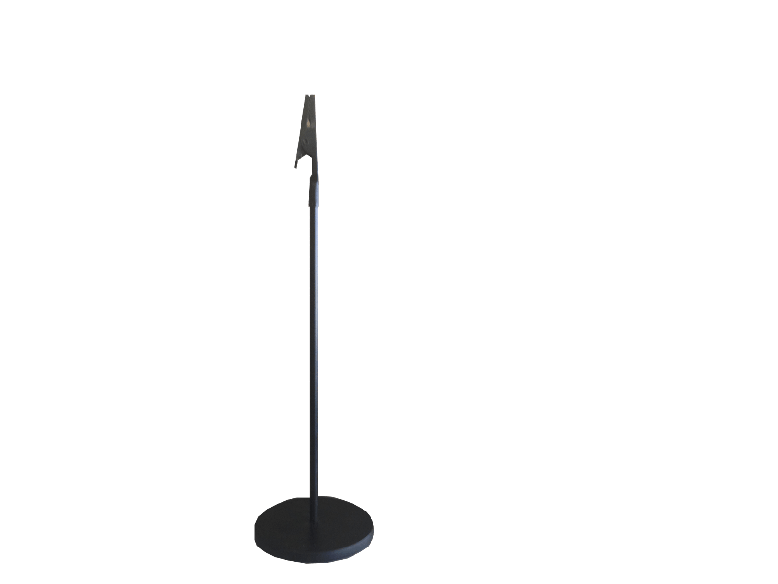 Knijpstandaard zwart - 200mm - Zwart - Van Erkel Winkelmaterialen
