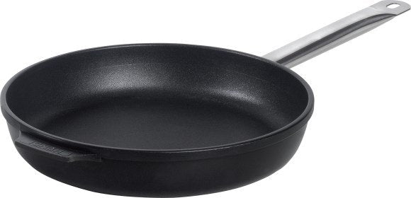 Koekenpan gietaluminium - Ø240x55mm - Zwart - Van Erkel Winkelmaterialen