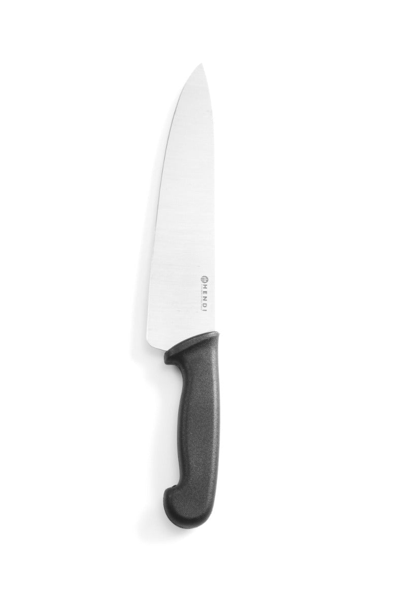 Koksmes Hendi - 380mm - Zwart - Van Erkel Winkelmaterialen