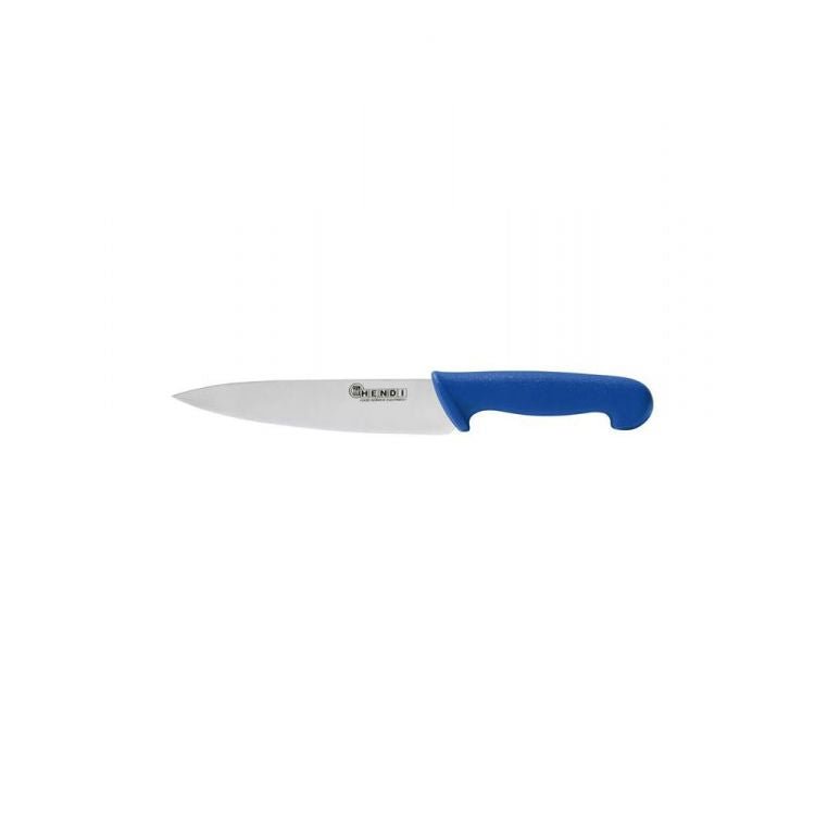 Koksmes Hendi (vis) - 180/320mm - Blauw - Van Erkel Winkelmaterialen