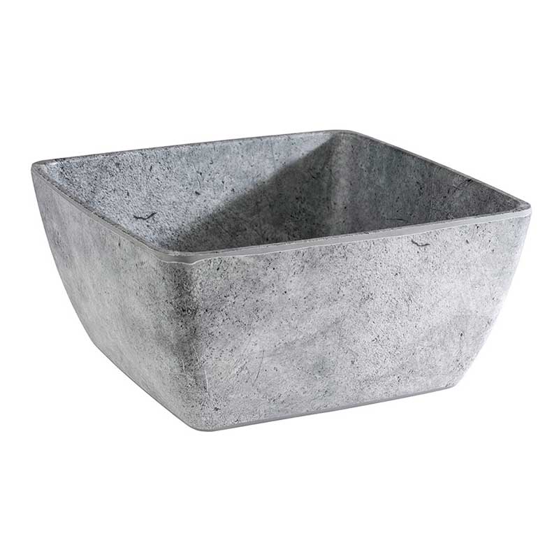 Kom "Beton" - 250x250x120mm - 3.0L - Van Erkel Winkelmaterialen