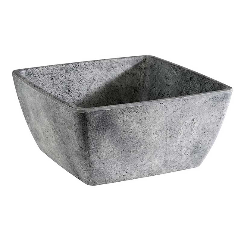 Kom "Beton" - 190x190x90mm - 1.5L - Van Erkel Winkelmaterialen