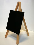 Krijt tafelstandaard op ezel (3st) - 150x130mm - Blank - Van Erkel Winkelmaterialen