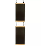 Krijtbord eiken dubbel - 280x1330mm - Van Erkel Winkelmaterialen