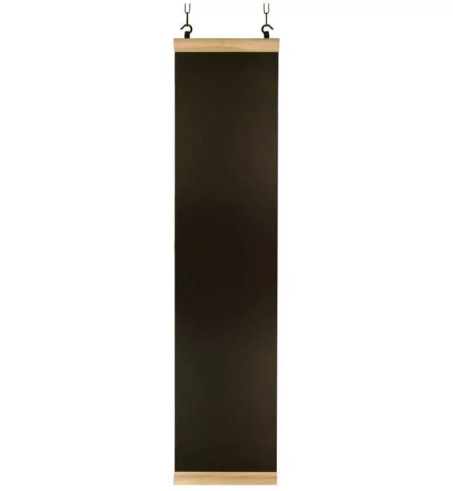 Krijtbord eiken lang - 280x1400mm - Van Erkel Winkelmaterialen