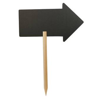 Krijtbord op houten spies - 730x500mm - Van Erkel Winkelmaterialen