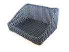 Kunststof broodmand schuin - 480x400mm - Zwart - Van Erkel Winkelmaterialen