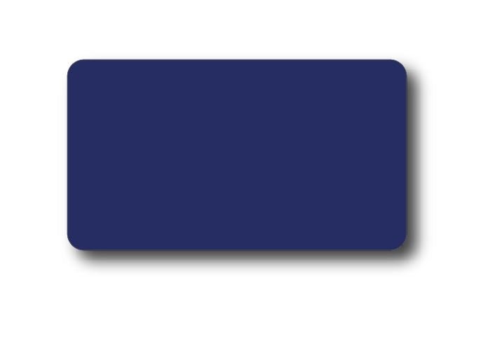 Kunststof kaarten kleur (100st) - 85x54mm - Blauw - Van Erkel Winkelmaterialen
