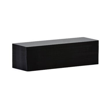 Kunststof kaarten lang - 150x50mm - Zwart - Van Erkel Winkelmaterialen