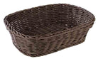 Kunststof mand 'Profiline' - 400x300x50mm - Bruin - Van Erkel Winkelmaterialen