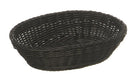 Kunststof mand rond 'Profiline' - Ø290x70mm - Zwart - Van Erkel Winkelmaterialen