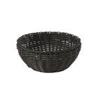 Kunststof mand rond 'Profiline' - Ø200x80mm - Zwart - Van Erkel Winkelmaterialen