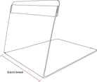 L-standaard 86mm (10st) - 0mm - Kunststof - Van Erkel Winkelmaterialen