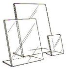 L-standaard verticaal acryl - 210x297mm (A4) - Van Erkel Winkelmaterialen