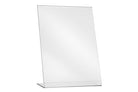 L-standaard verticaal acryl - 105x148mm (A6) - Van Erkel Winkelmaterialen
