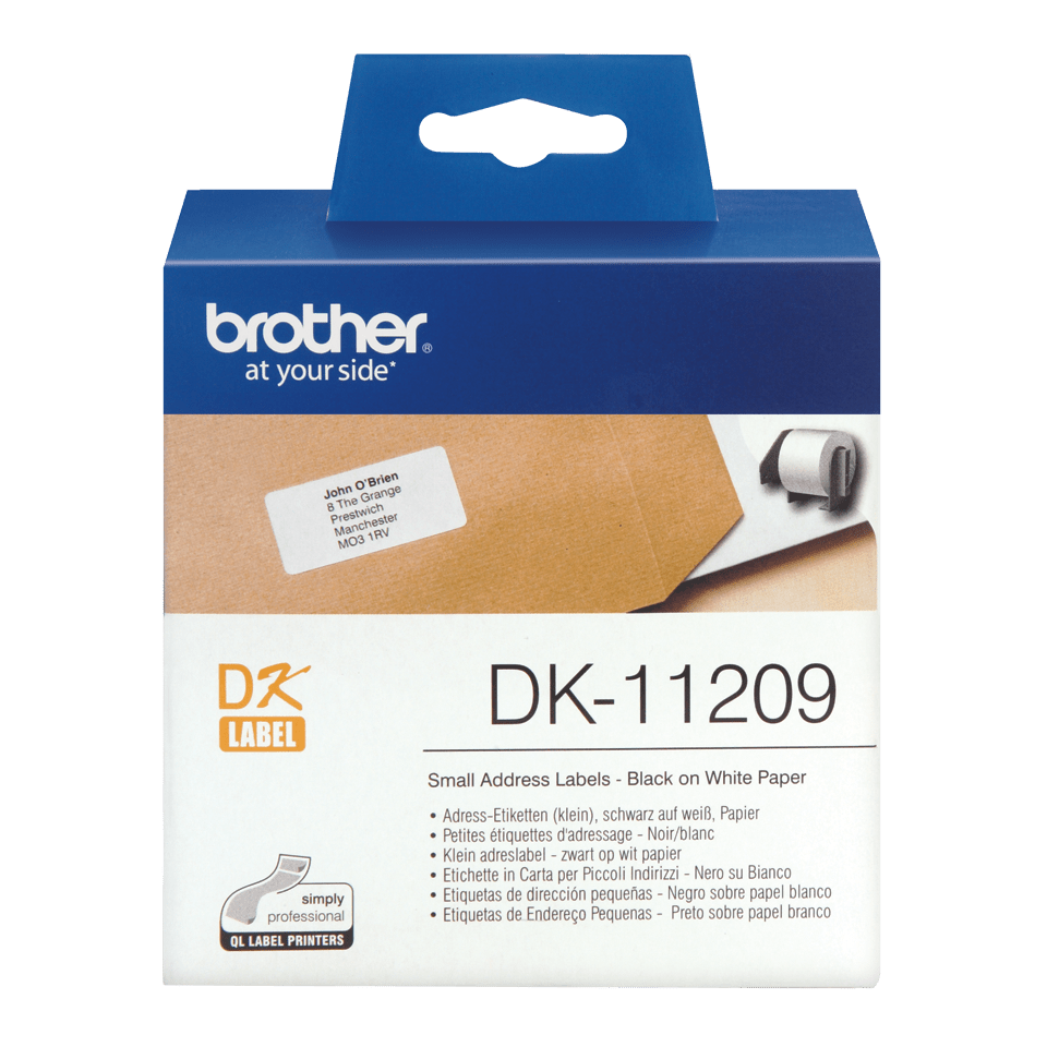 *Label Brother (DK-11209) - 29x62mm - Wit - Van Erkel Winkelmaterialen