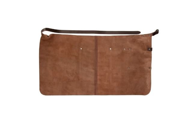 *Lederen sloof cognac - 695x380mm - Bruin - Van Erkel Winkelmaterialen
