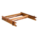 Leisteen rechthoekig met hout - 365x265x340mm - Van Erkel Winkelmaterialen