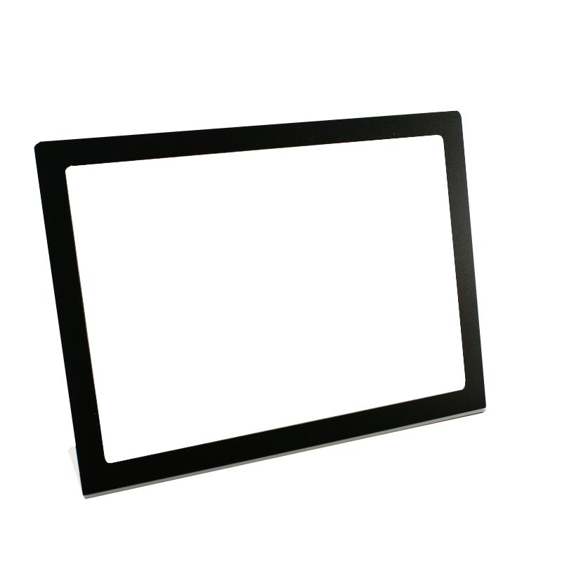 Magnetische L-standaard horizontaal - Zwart - 148x210mm (A5) - Van Erkel Winkelmaterialen
