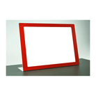 Magnetische L-standaard horizontaal - Rood - 148x210mm (A5) - Van Erkel Winkelmaterialen