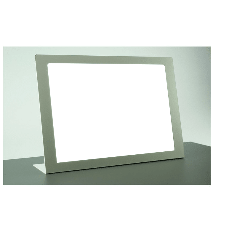 Magnetische L-standaard horizontaal - Grijs - 297x420mm (A3) - Van Erkel Winkelmaterialen