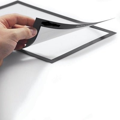 Magnetische wissellijst voor ramen - 148x210mm (A5) - Zwart - Van Erkel Winkelmaterialen
