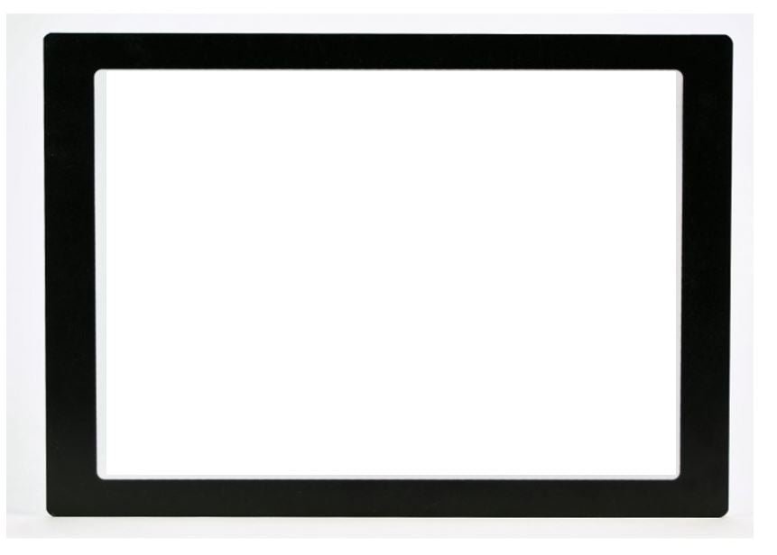 Magnetische wissellijst voor ramen - 148x210mm (A5) - Zwart - Van Erkel Winkelmaterialen