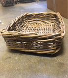 Mand rotan - 250x350x90mm - Grijs - Van Erkel Winkelmaterialen