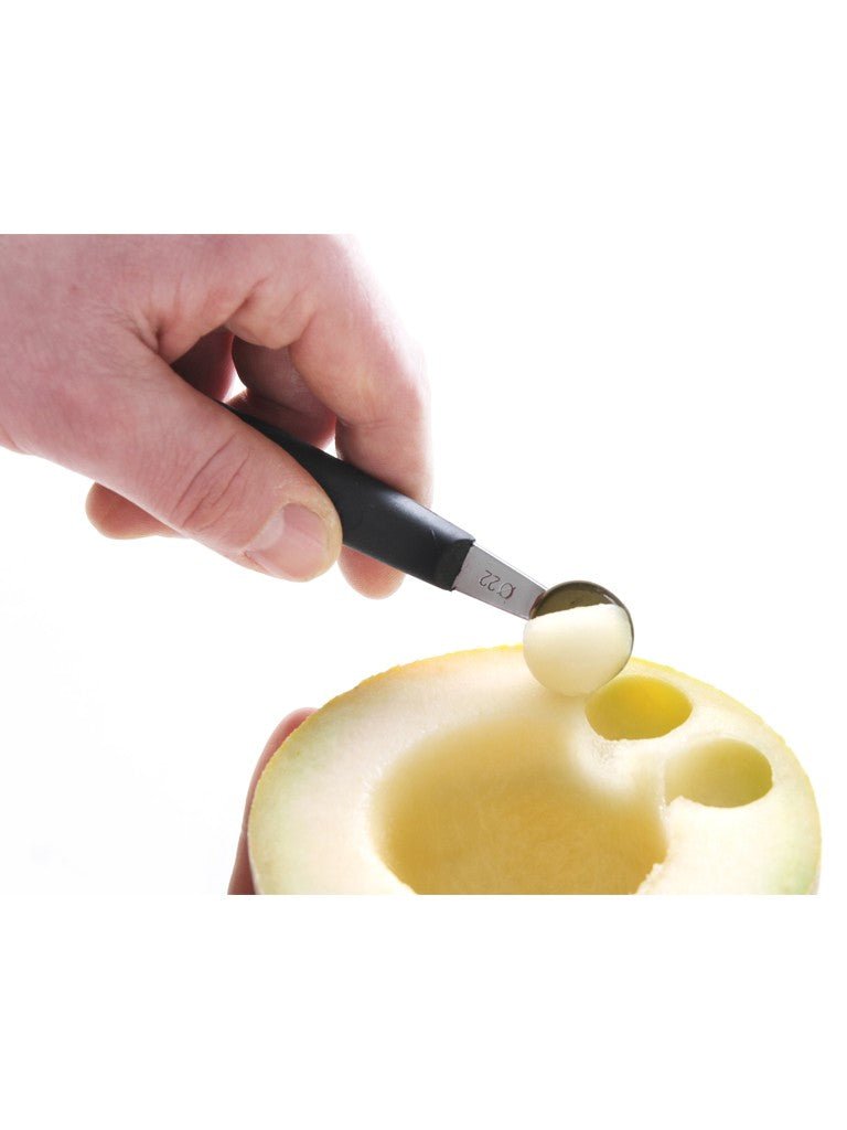 Meloenbolletjeslepel dubbel - 165mm - Van Erkel Winkelmaterialen