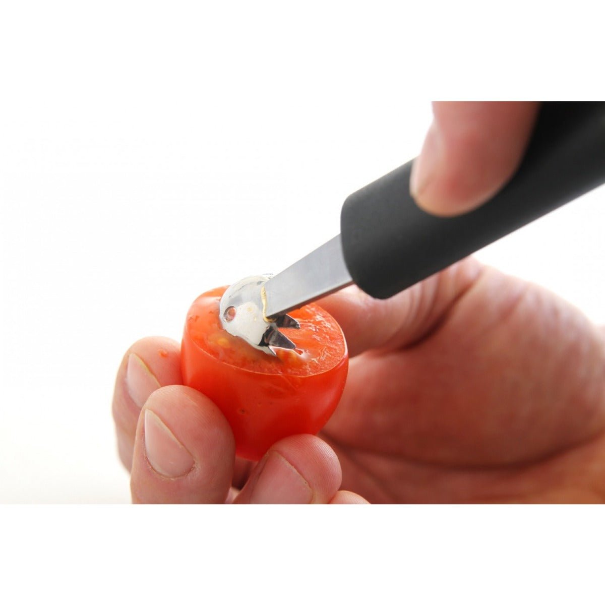 Meloenbolletjeslepel gekarteld - 155mm - Van Erkel Winkelmaterialen