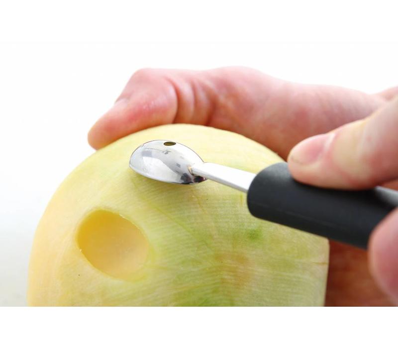 Meloenbolletjeslepel ovaal - 165mm - Van Erkel Winkelmaterialen