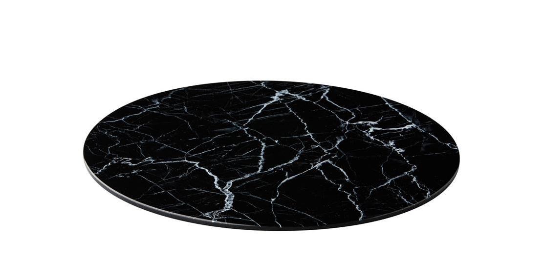 Melamine buffet plateau, wit marmerlook, /330mm.